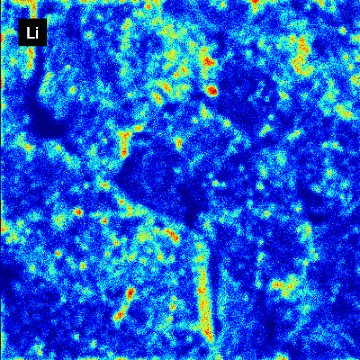 SEI研究中更深層次的Li分佈變化